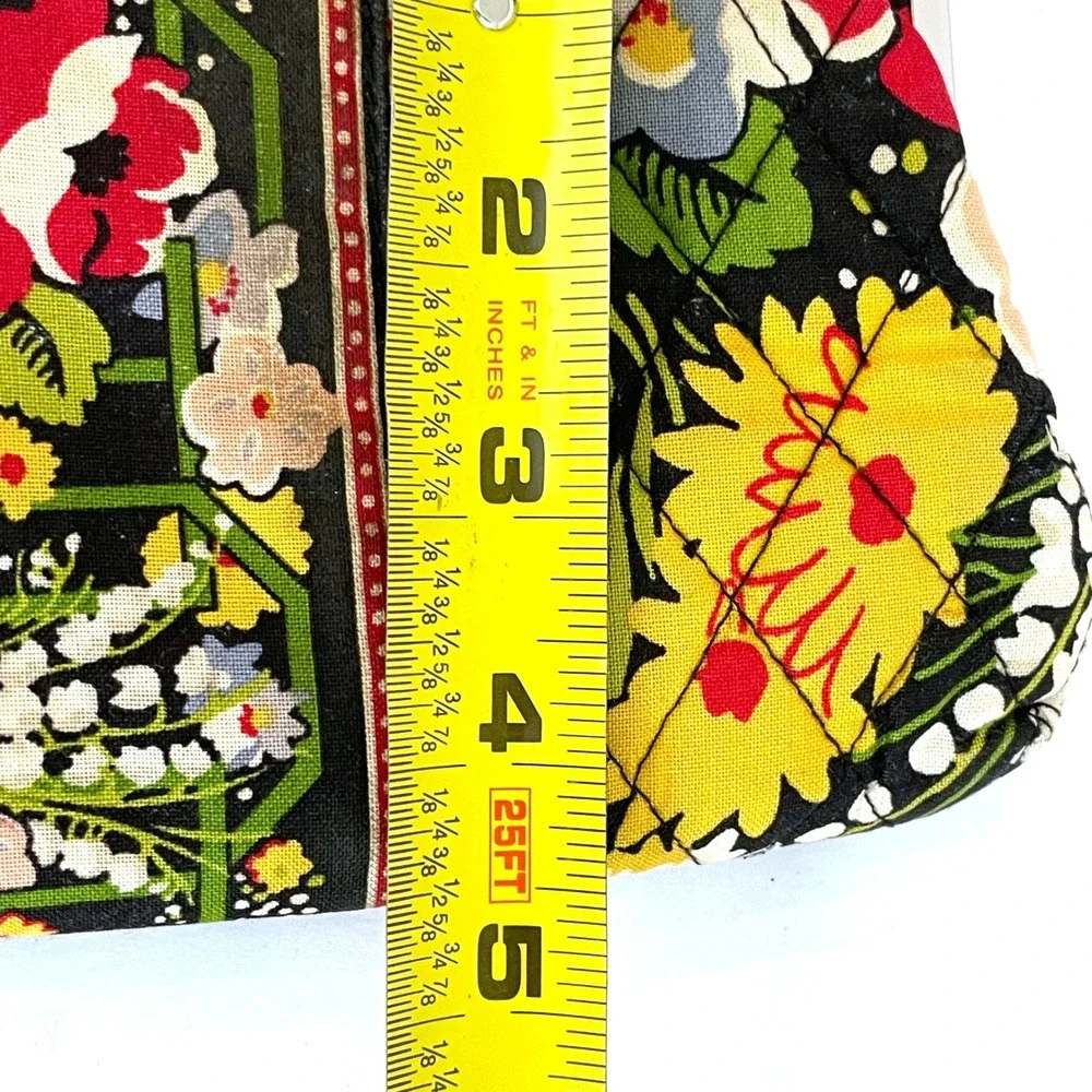 Vintage Y2K Vera Bradley Poppy Fields Quilted Wallet Floral Clutch Organizer - Picture 9 of 9